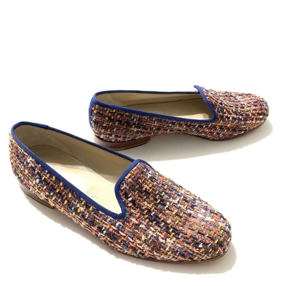 Stubbs & Wootton Palm Beach Tweed Mulicolor Loafers Slip On